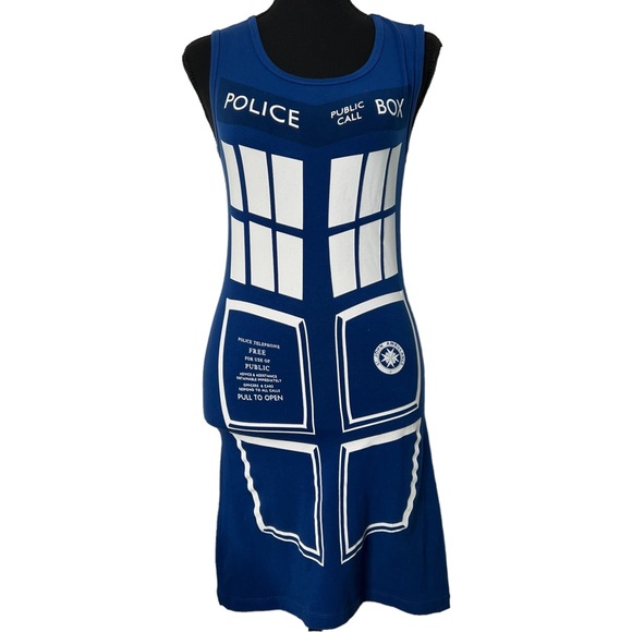 Doctor Who Her Universe Tardis Tunic Tank Dress Size Small Cosplay Made in USA - Picture 2 of 4